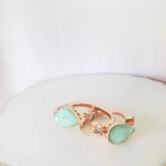 Jade Ring 14K Gold Filled - Picture 5 of 5